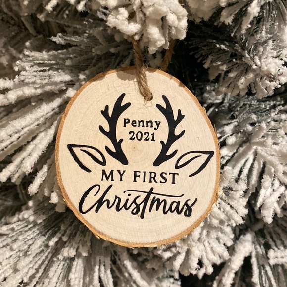 Personalized My First Christmas Ornament - Picture 1 of 8